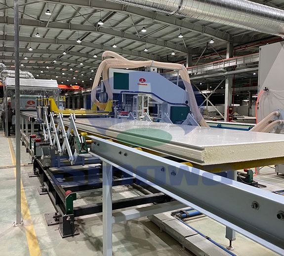 Color Steel Sandwich Panel Assembly Line Production Line,Sinowa